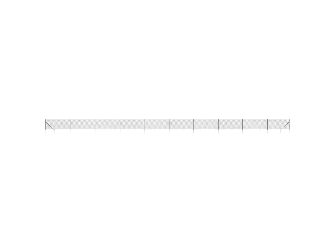 Chain Link Fence, Chain Link Fences Vidaxl Antracite Aço (1 X 25 M)