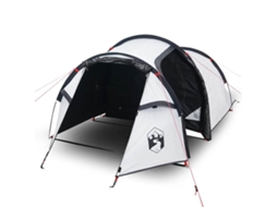 Camping Tent, Camping Tents Vidaxl Branco Poliéster (3 Pessoas)