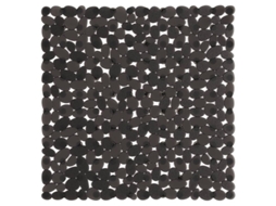 Tapete De Ducha Cuadrado Anti-deslizante Antibacteriano 53x53 Cm Con Ventanas De Drenaje Y Ventosas De Pvc Para Baño