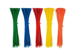 Lurelia Abraçadeiras Para Cabos 500 Peças 200 Mm 2,8 Mm 1 Mm Azul Para Gestão De Cabos