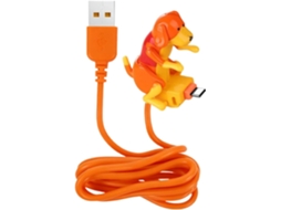 Cabo De Carregamento Rápido Usb-c Com Desenho Cachorro Abanando O Rabo