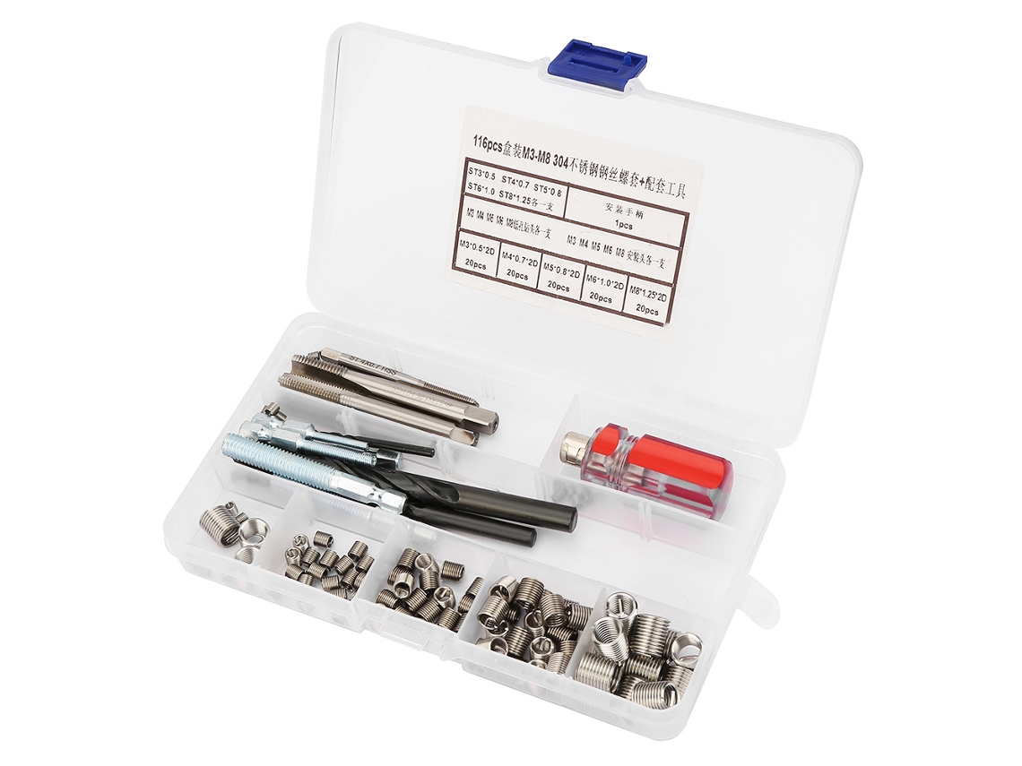 Kit De Reparação De Porcas Com Eixo De Aço Inox Da Laxiscreed Para Manutenção Eficiente