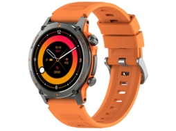 Smartwatch Com Display Amoled Design À Prova Dágua Para Exterior Rastreamento Esportivo E Monitoramento de Saúde Laranja Bestvite