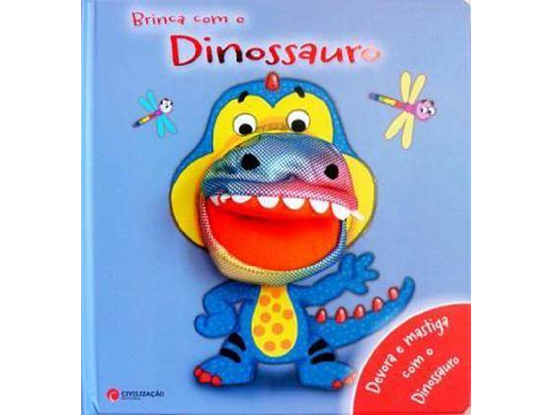 Livro Brinca Com O Dinossauro (Português)