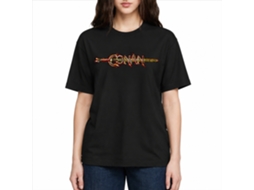 Rockinstone Conan Logo In Color Black Adult T-shirt Size:xl