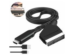 Adaptador De Áudio E Vídeo Scart Para Hdmi Para Hdtv/dvd/set Top Box/ps3/pal/ntsc Conversor Liptaptyn