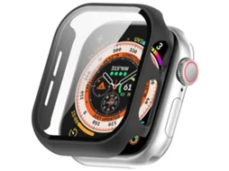 Capa para Apple Watch Series 11 46mm com Protetor de Tela de Vidro Temperado XIAOMOYU