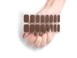 16 Unidades/pacote De Tiras De Esmalte Para Mulheres, Adesivos De Cor Sólida Para Unhas, Tiras De Acrílico Para Unhas Hengrongshen