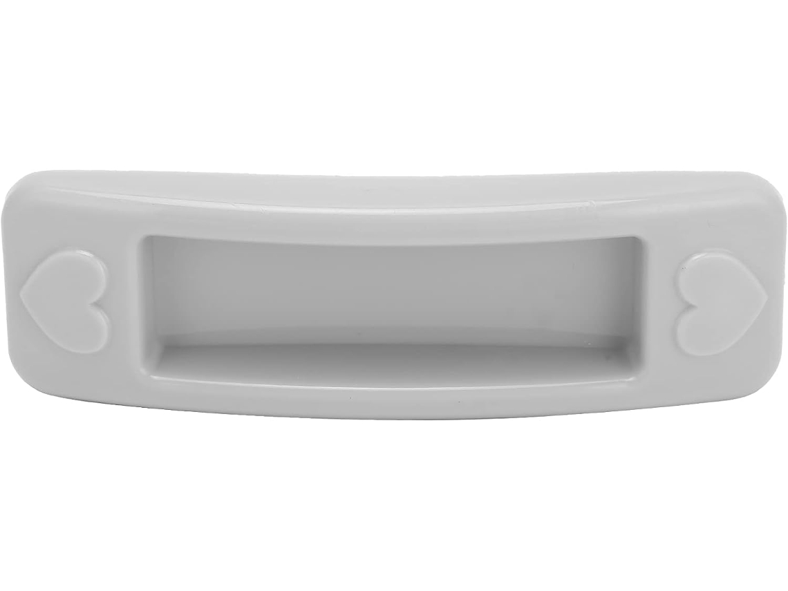 Puxador De Porta Vidro Deslizante Cinza, Sem Furos, Em Plástico Adesivo, Para Gavetas, Janelas E Armários Material Abs
