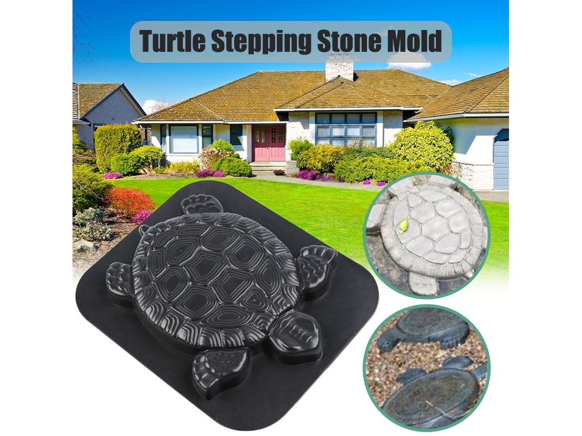 Moldes De Cimento, Parede E Jardim Mold De Passo De Tartaruga Simulado