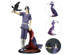 Primerox boneco de Ação Itachi Uchiha Akatsuki Anime Figure Multifuncional Pvc 15cm