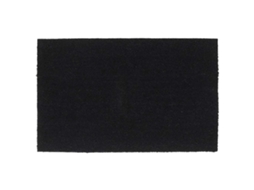 Vidaxl Tapete De Porta 50x80 Cm Fibra De Coco Tufada Preto