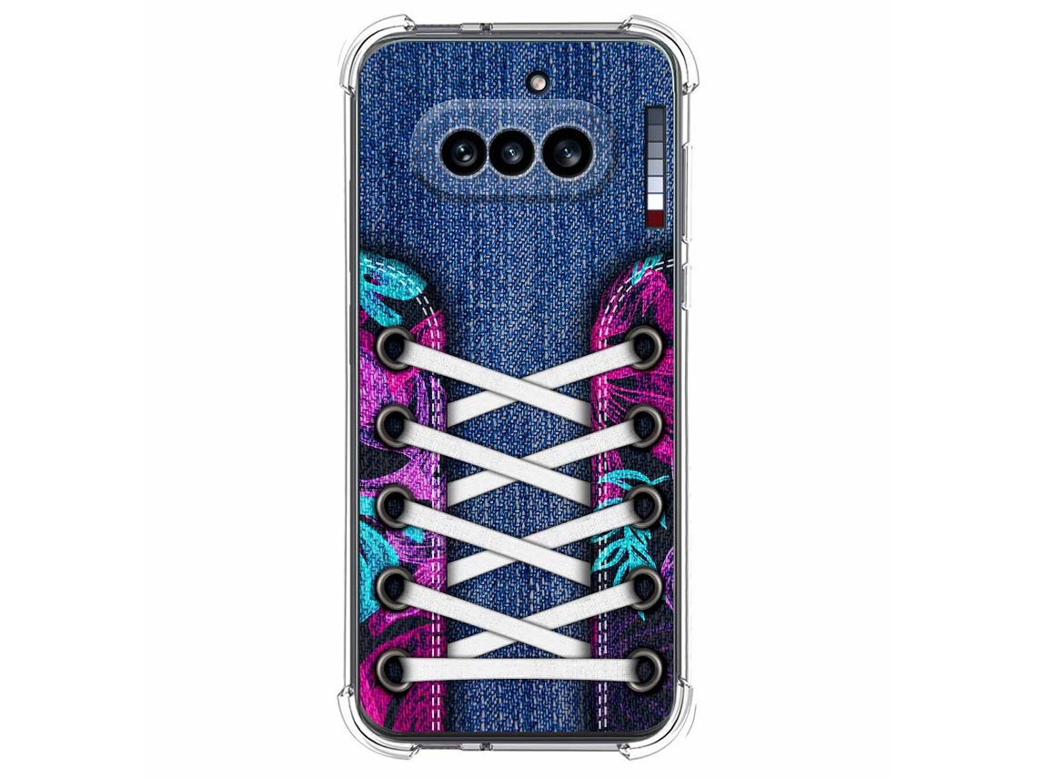 Capa Tumundosmartphone De Silicone À Prova De Choque Para Nothing Phone 4a 5g Estampa De Tênis 6 Desenhos