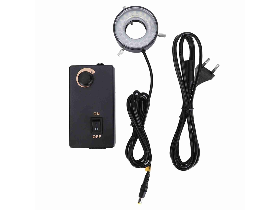 YURU luz Anular Led Ajustável, Microscópio, 100-240V, Plug EU