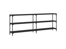 Mesa Console 200x29x75 Cm Madeira Preto MAISON EXCLUSIVE