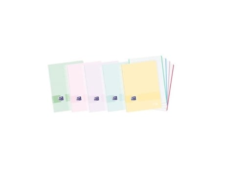 Livro Paq/5 Cuaderno Espiral A6 120h 90g. Cuadrícula 5x5 Europeanbook4 Liveamp-go Colores Pastel De Desconocido (espanhol)