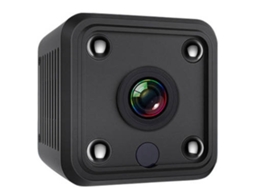 Minicâmera Bestvite HD 1080P com Wi-Fi e áudio de visão noturna para esportes (preta)