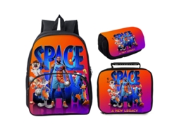 Conjunto Escolar 3 Peças, 16 Polegadas Com Mochila
