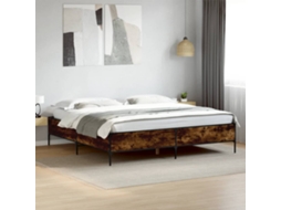 Vidaxl Estrutura de Cama 200x200 Cm Derivados Madeira/metal