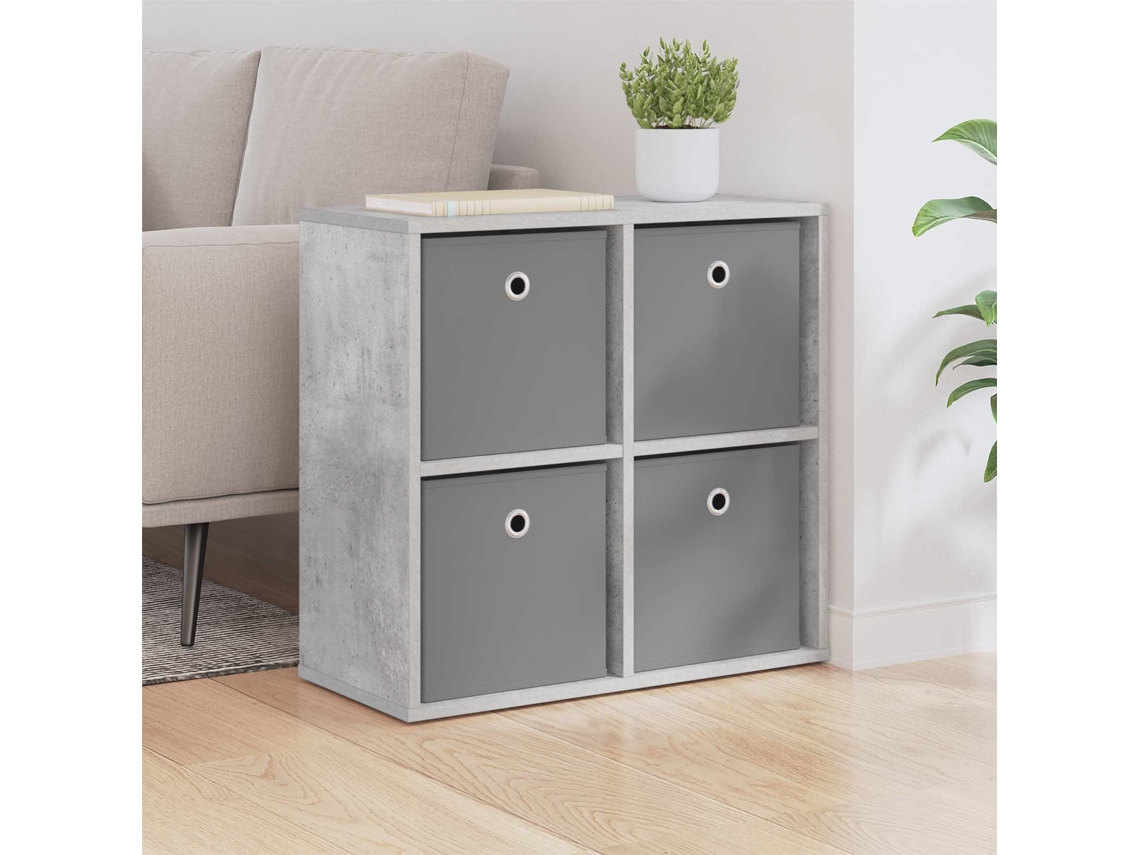 Vidaxl Buffet Cinzento 59,5 X 27 X 57 Cm