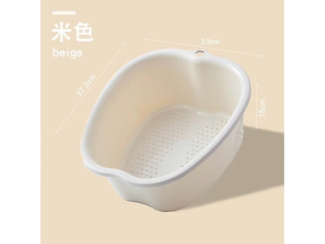 Bacia De Imersão Profunda Para Pés Com Sola Massagem Maior Conforto