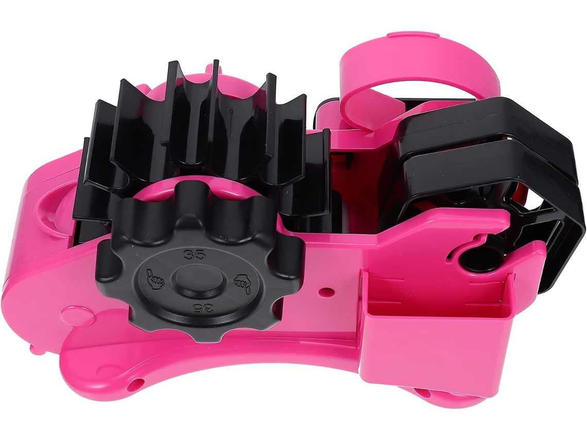 Dispensador de Fita Adesiva Healeved em Abs Leve, Semiautomático, Cortador Preciso para Embalagens e Uso Domés