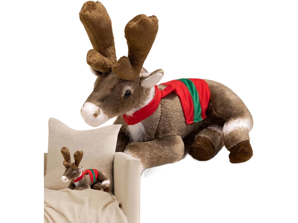 Rena De Pelúcia Macia Para O Natal - Adoráveis Bonecos Meninos E