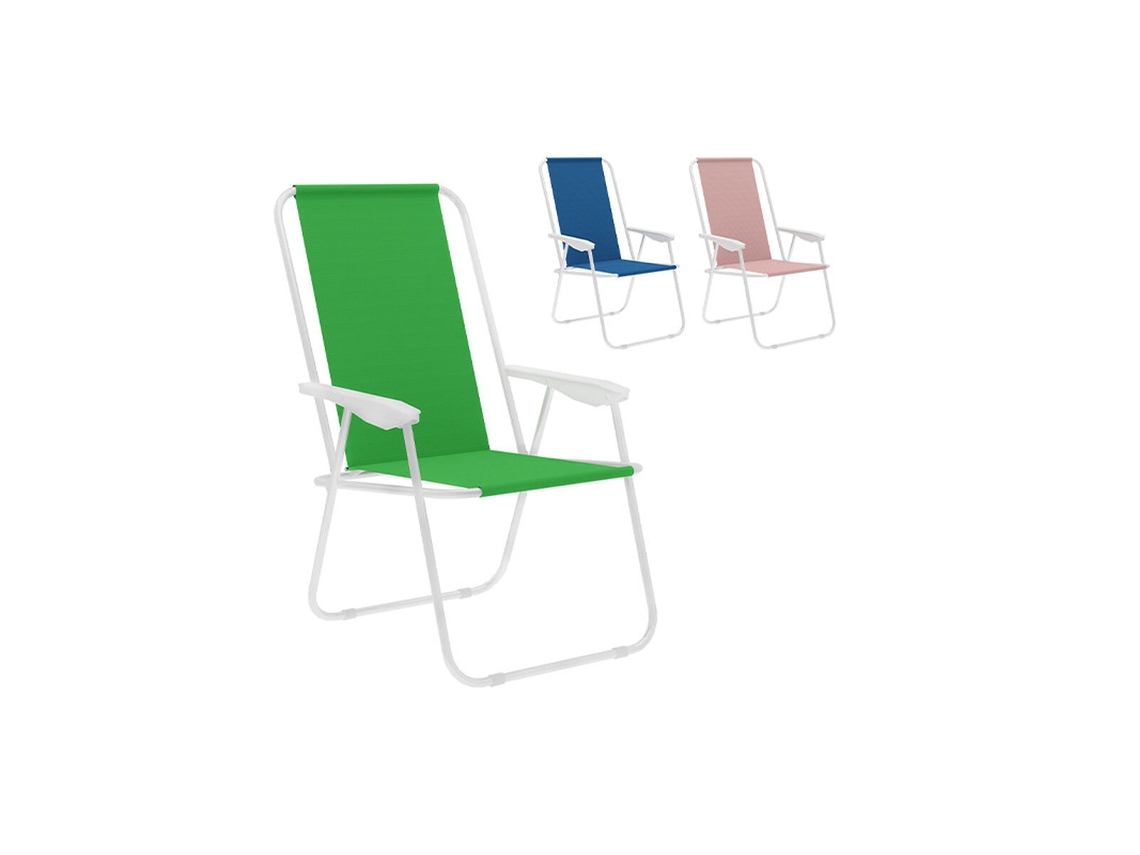 Marbueno Chaise Dobrável Aço Combinada Praia E Piscina 59x51x83 Cm 10170