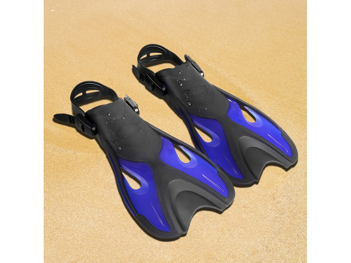 Flippers de Mergulho Open Heel Ajustáveis para Adultos e Crianças, Equipamento de Mergulho e Snorkeling | S/MARCA