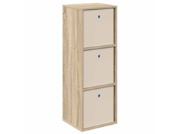 Conjunto 1 Buffet Vidaxl Castanho Derivados De Madeira (35 X 32 X 99,5 Cm)