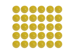 2026 100 Bolas de Piscina Macaron de Pe Espesso Sem Cheiro Elástico Seguro Resistente a Mordidas Presente para Crianças Amarelo