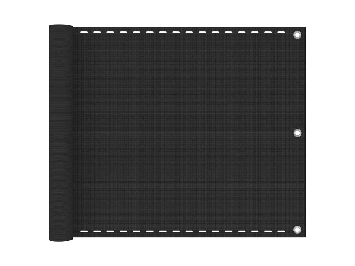 Vidaxl Tela Varanda Pead 75x500 Cm Antracite