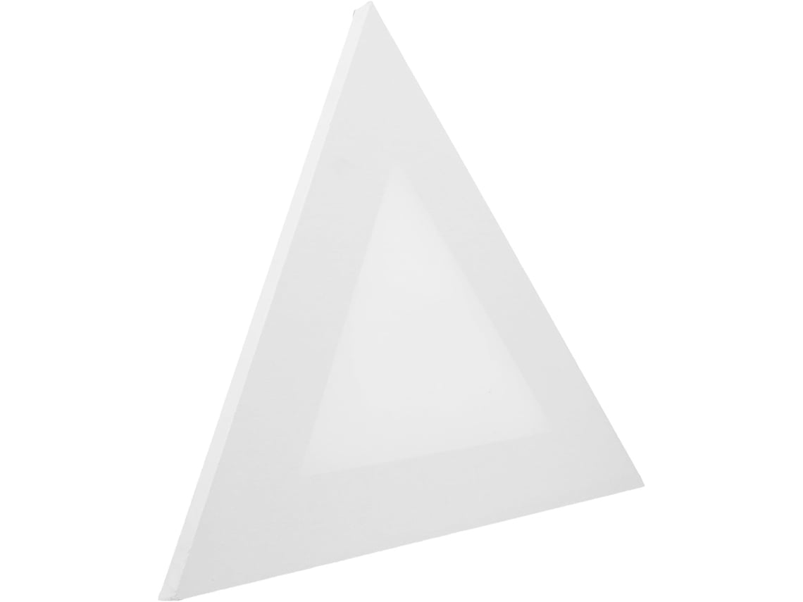 Quadro Branco Triangular para Pintura em Tela e Madeira. SFUSHOS