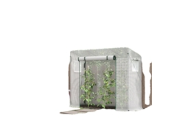 Estufa, 200x68x196 Cm Dimensões, Estrutura De Aço, Porta De Rolo, Janela Lateral, À Prova De Vento