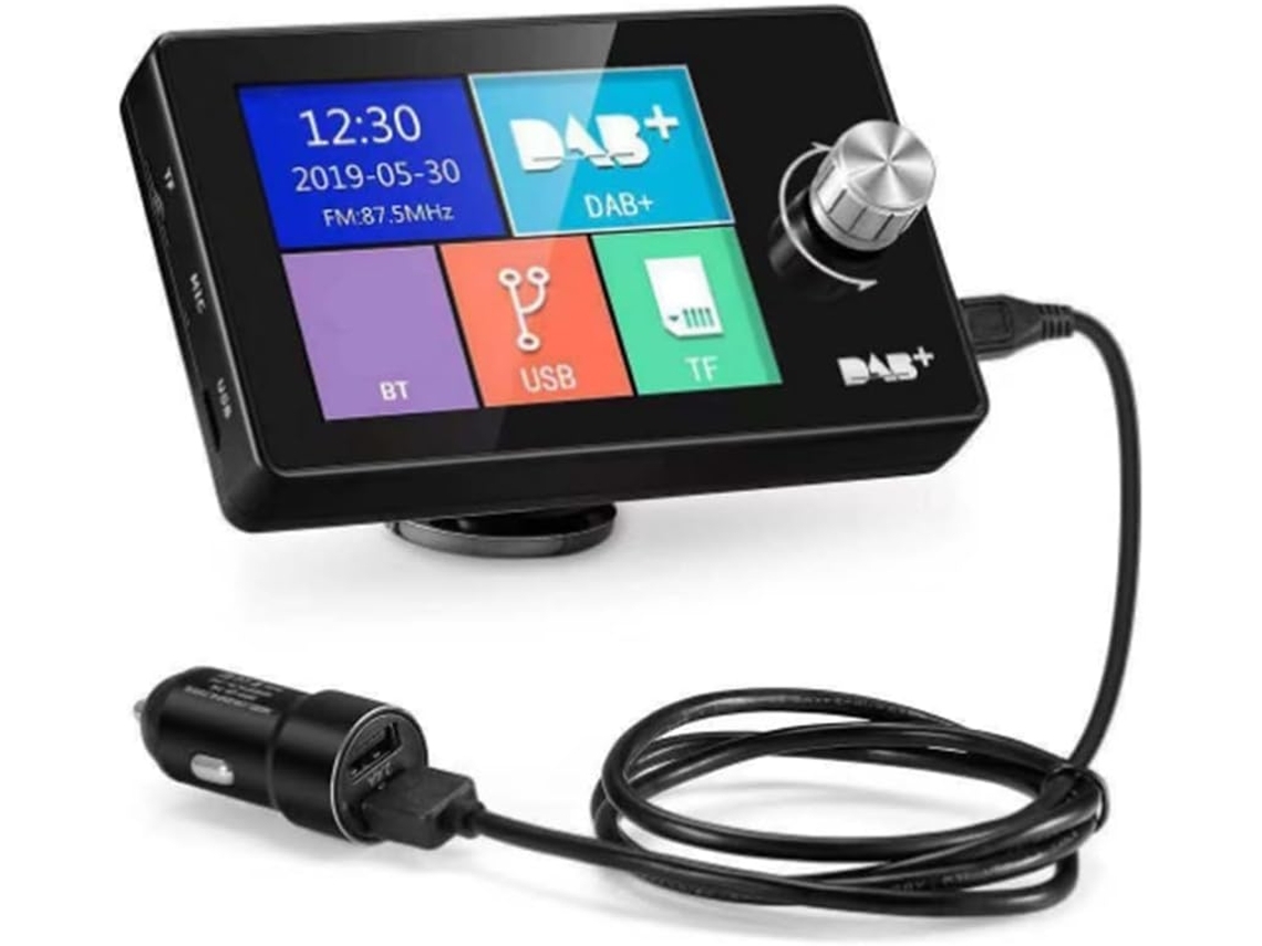 Rádio Automotivo Com Tela Colorida De 2,8 Polegadas E Transmissão Digital.