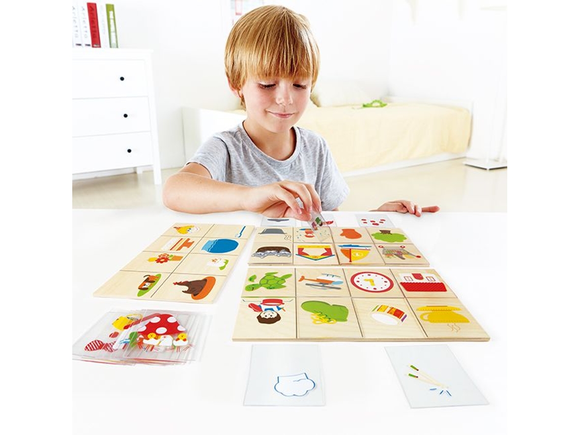 Jogo De Combinação Hape Combino Jogo Educativo De Madeira Para O Cérebro, Ideal Para Crianças.