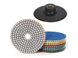 Disco de Lixa Diamantada de 4 polegadas com Base Adesiva