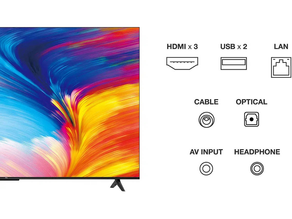 TV TCL 65P635 (LED - 65'' - 165 cm - 4K Ultra HD - Smart TV) | Worten.pt