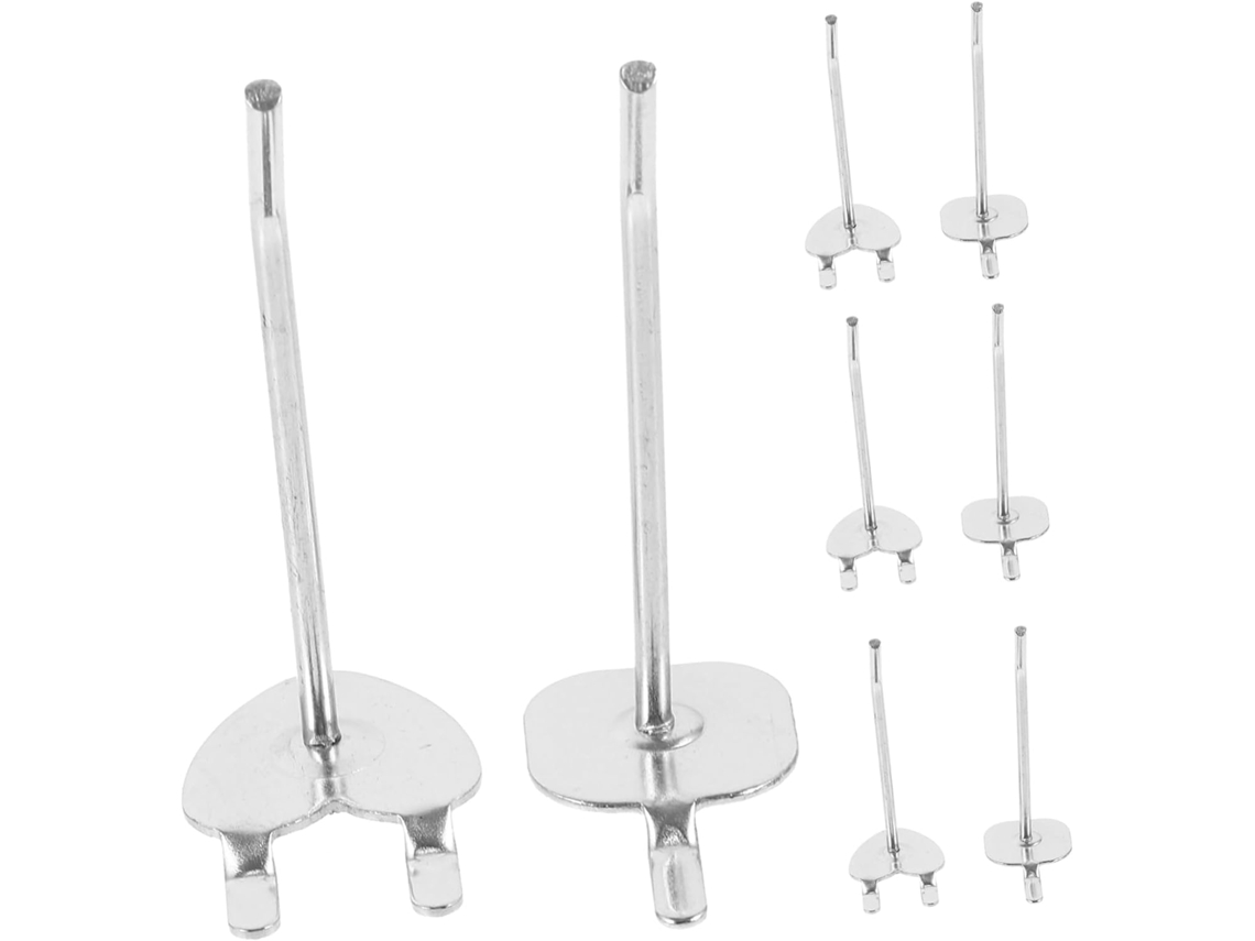 Conjunto De 20 Ganchos Metálicos Em Formato Maçã Para Painéis Perfurad