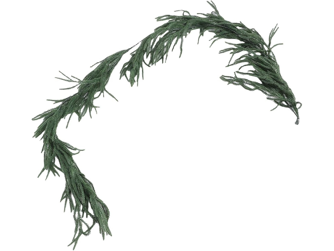 Guirlanda De Folhagem Artificial, Guirlanda De Pinheiro Artificial De 180 Cm, Decoração De Pinheiro Gokoco