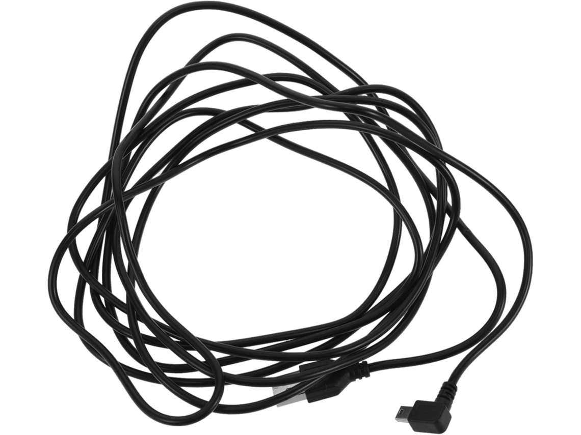 Cabo Usb Longo Para Carregar Câmeras De Carro, Com Design Em Ângulo