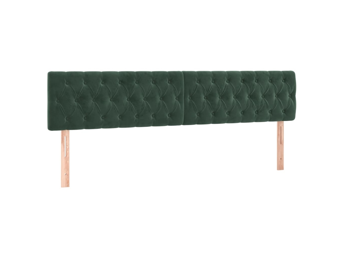 Headboard, Headboards Vidaxl Verde Veludo (200 Cm)