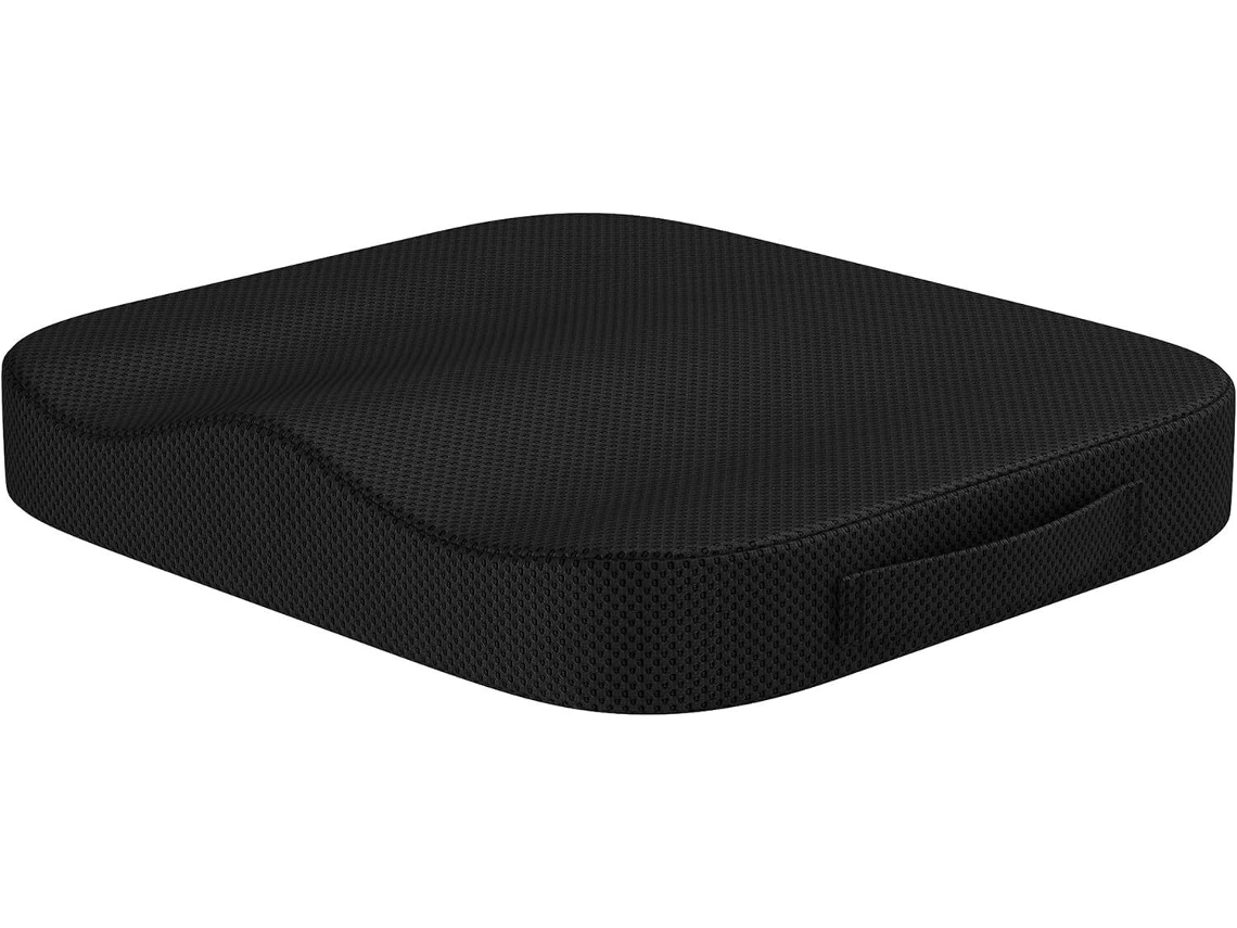Almofada ortopédica para assento, portátil, antiderrapante, espuma viscoelástica, para escritório, carro | AQUAFORGE | AQUAFORGE
