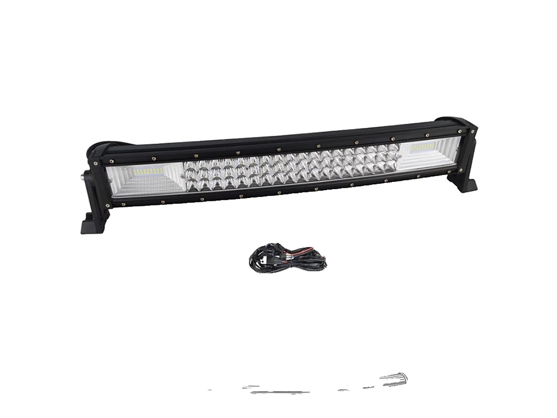 Barra De Luz Led, Design Curvo, Mãºltiplas Opã§ãµes De Comprimento,22in Com Fiaã§ã£o Oem