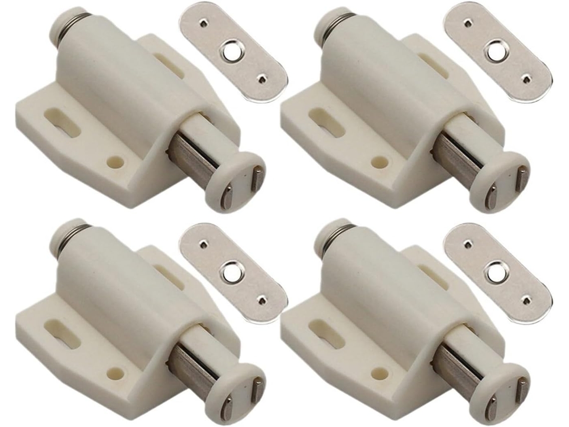 Conjunto de 4 porta-datas magnéticos para armários, com abertura.