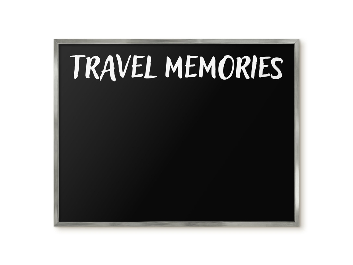 Magnetic Glass Board Travel Memories For The Hall Espelharte (80x60 Cm)