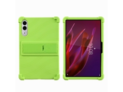 Capa Para Tablet Lenovo Yoga Tab 11.1 Polegadas, Em Silicone Macio Com Suporte, Resistente A Impactos Verde Hexinyigjly