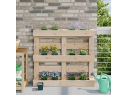Vidaxl Caixas De Flores Para Paletes Euro 12 Unid. Verde Polipropileno