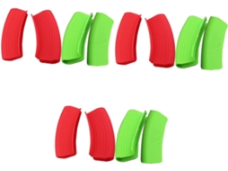 Imikeya Conjunto De 3 Pinças Silicone Resistentes Ao Calor Para Fogões, 4 Peças X 3