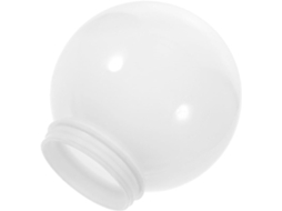 Esfera de Acrílico Branca, Resistente Ao Desgaste e a Impactos, com Orifício Roscado de 12 Cm, Capa para Globo Terrestre. SFUSHOS